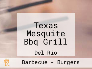 Texas Mesquite Bbq Grill