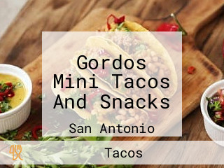 Gordos Mini Tacos And Snacks