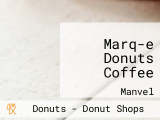 Marq-e Donuts Coffee