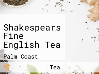 Shakespears Fine English Tea