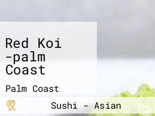 Red Koi -palm Coast