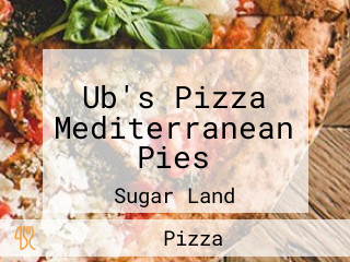 Ub's Pizza Mediterranean Pies