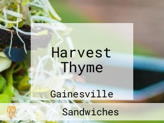 Harvest Thyme