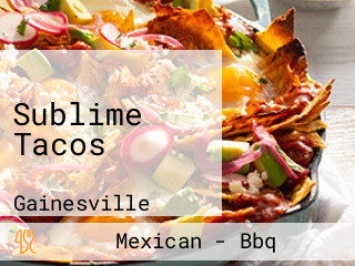 Sublime Tacos