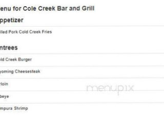 Cole Creek Bar Grill