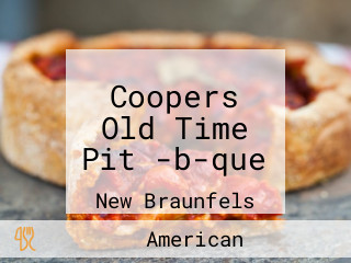 Coopers Old Time Pit -b-que