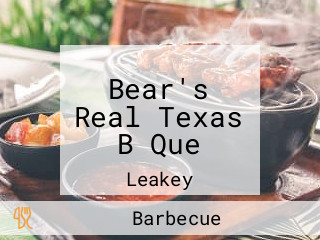 Bear's Real Texas B Que