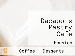 Dacapo's Pastry Cafe