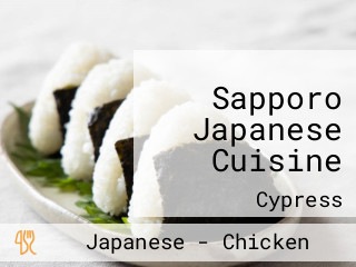 Sapporo Japanese Cuisine