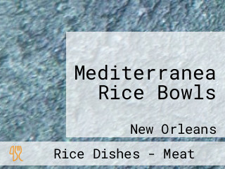 Mediterranea Rice Bowls