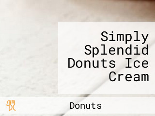 Simply Splendid Donuts Ice Cream