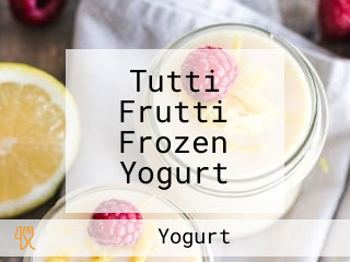 Tutti Frutti Frozen Yogurt