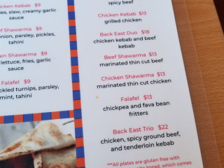 Back East Mediterranean Grill