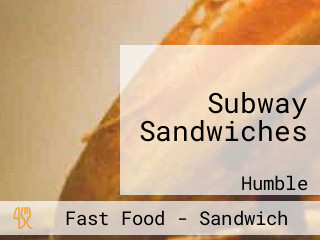 Subway Sandwiches