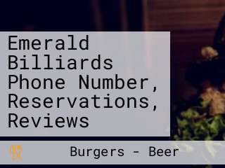 Emerald Billiards Phone Number, Reservations, Reviews