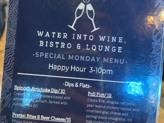 Water Into Wine, Bistro Lounge