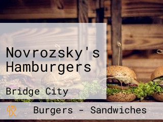 Novrozsky's Hamburgers