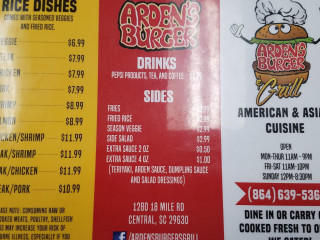 Arden's Burger Grill Central