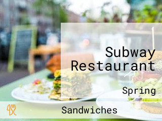 Subway Restaurant