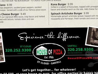 House Of Pizza Sartell