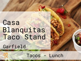 Casa Blanquitas Taco Stand