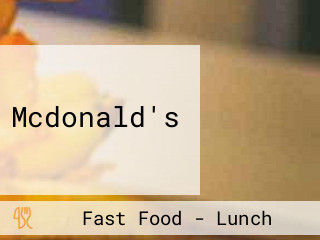 Mcdonald's