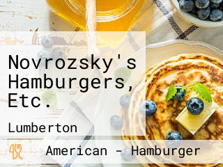 Novrozsky's Hamburgers, Etc.