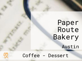 Paper Route Bakery