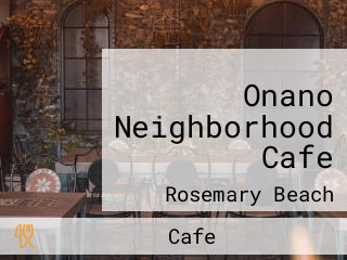 Onano Neighborhood Cafe