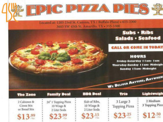 Epic Pizza Pies