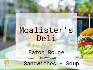 Mcalister's Deli