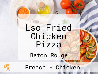 Lso Fried Chicken Pizza