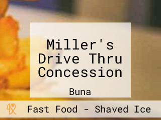 Miller's Drive Thru Concession