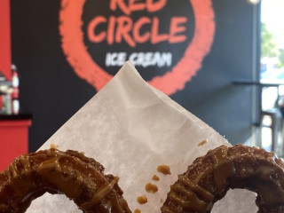 Red Circle Ice Cream Churros