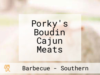 Porky's Boudin Cajun Meats