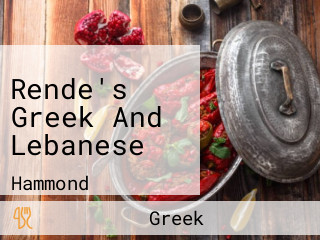 Rende's Greek And Lebanese