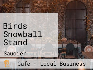 Birds Snowball Stand