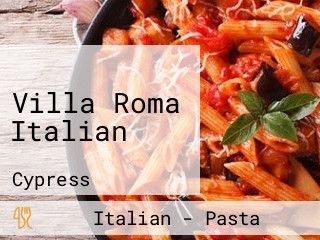 Villa Roma Italian