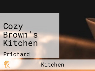 Cozy Brown's Kitchen