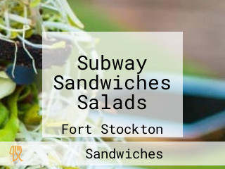 Subway Sandwiches Salads