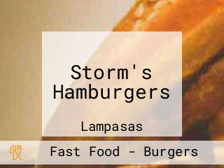 Storm's Hamburgers