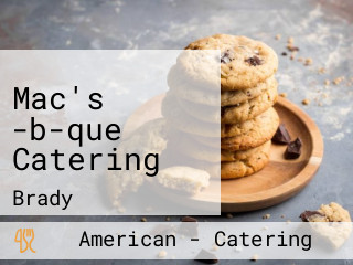 Mac's -b-que Catering