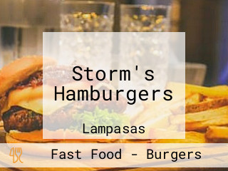 Storm's Hamburgers