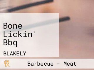 Bone Lickin' Bbq