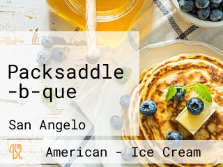 Packsaddle -b-que