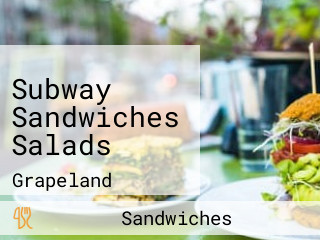 Subway Sandwiches Salads