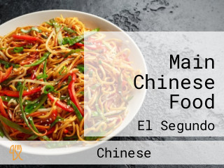 Main Chinese Food