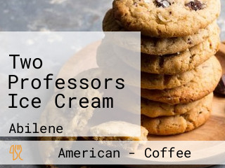 Two Professors Ice Cream