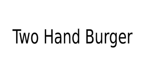 Two Hand Burger