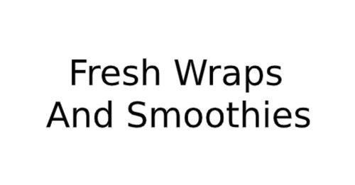 Fresh Wraps Smoothies